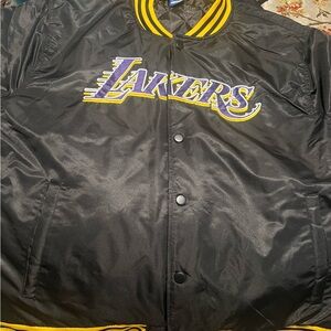 Lakers Black Satin Jacket